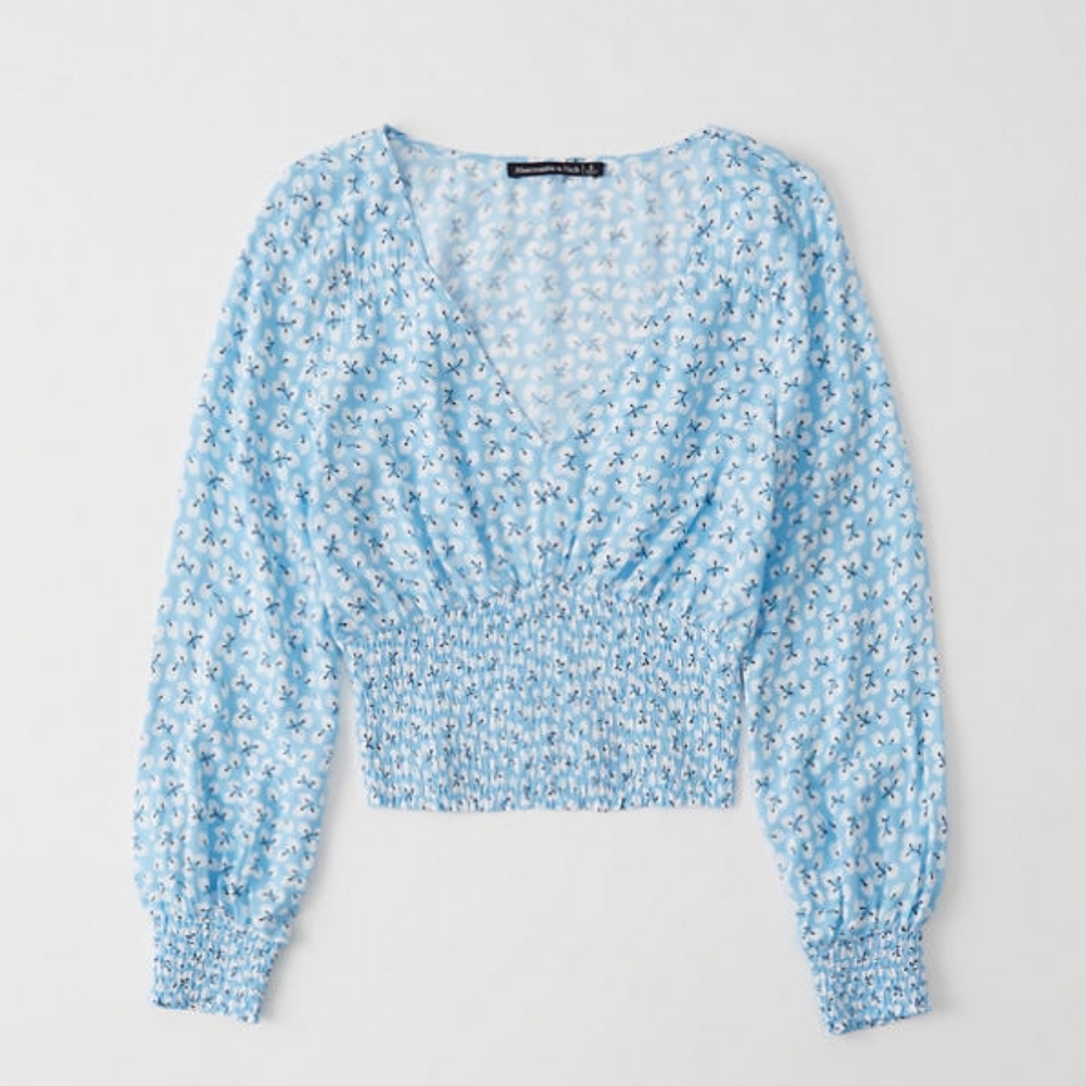 Abercrombie Smocked Waist Shirt